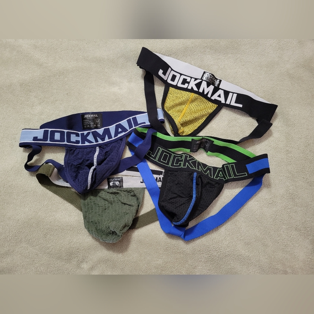 Jockmail jockstraps, lot of 4